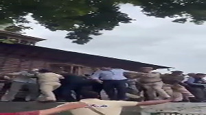 Omar Abdullah shares video of grappling with cops