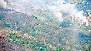 India destroys terrorist launchpads close to LoC, Army shares Video