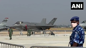 US Air Force's F-35 fighter aircraft at the Aero India air show in Bengaluru