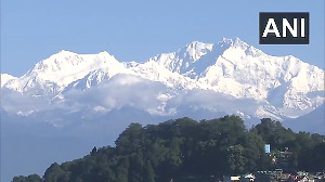 A Rare Sight: Mt Kanchenjunga from Darjeeling