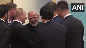 Watch: Modi, Xi and Putin's impromptu huddle at SCO Summit in China