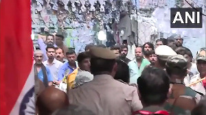Days after attack: Ruckus at CM Rekha Gupta's event